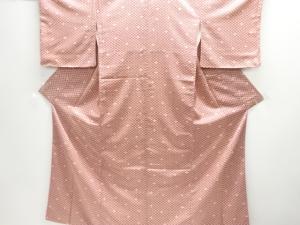 未使用品　花菱模様小紋着物